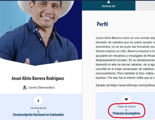 ¿Cómo será de malo el Centro Democrático que puso de senador a un idiota que ni siquiera terminó la primaria y su mayor logro en la vida es ser domador de caballos?

Por eso la gente les dice "uribestias".

¡Que vengan ya esos insultos con faltas de ortografía mis uribistas!