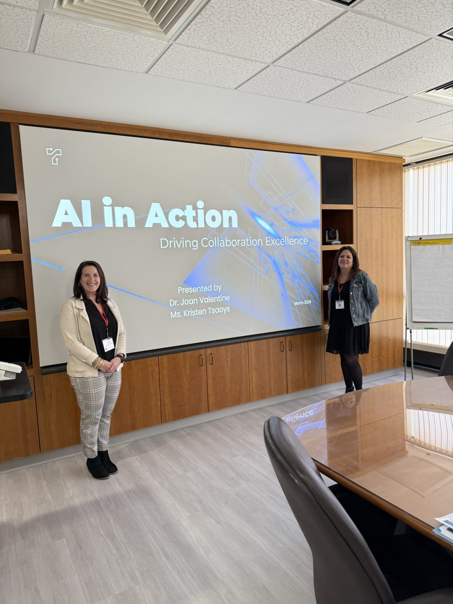 Joan Valentine, Ed.D. (@j_valentine25) on Twitter photo Had a blast presenting “AI in Action” with <a href="/ktsaoys/">Kristen Tsaoys</a> and representing <a href="/EdisonDistrict/">EdisonSchoolDistrict</a> <a href="/edisoninnovates/">Edison Innovates</a> at <a href="/NJAMLE/">NJAMLE</a> today! Exciting conversations, big ideas, and the future of education in motion! #NJAMLE2025 #PrincipalsInAction #AIPowerTeams #innovation Had a blast presenting “AI in Action” with <a href="/ktsaoys/">Kristen Tsaoys</a> and representing <a href="/EdisonDistrict/">EdisonSchoolDistrict</a> <a href="/edisoninnovates/">Edison Innovates</a> at <a href="/NJAMLE/">NJAMLE</a> today! Exciting conversations, big ideas, and the future of education in motion! #NJAMLE2025 #PrincipalsInAction #AIPowerTeams #innovation
