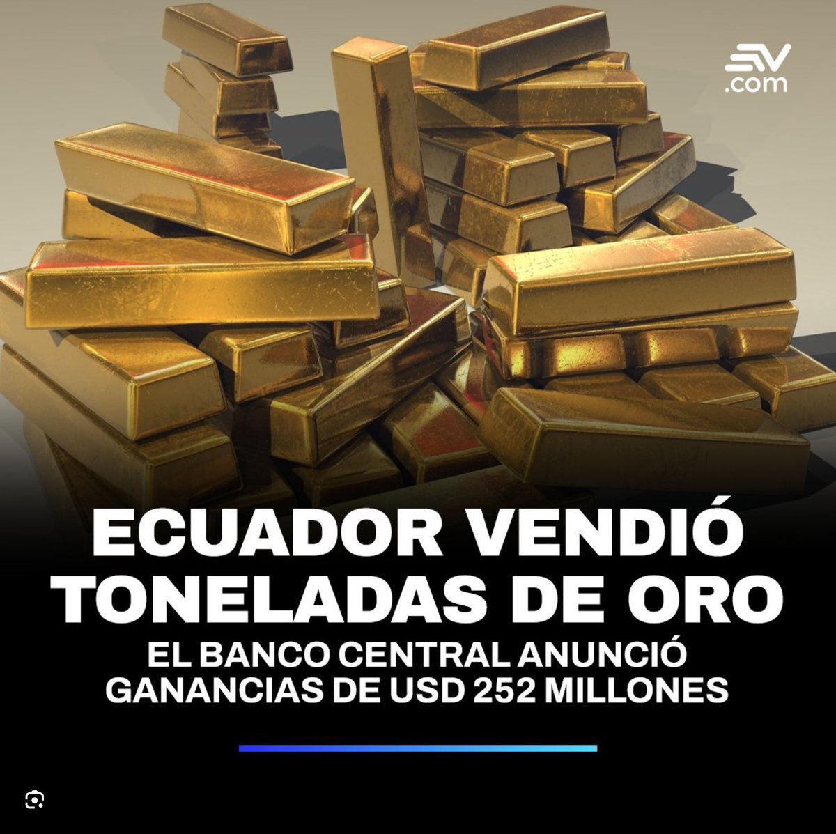 elinformante84's tweet image. #Diosito YA MEJOR LLEVAMNOS..
Dice @ecuarauz QUE NEVER NINGÚN GOBIERNO SE HABÍA ATREVIDO A VENDER EL ORO DE LAS RESERVAS DEL BANCO CENTRAL, HASTA QUE #Noboa lo hizo 🙈
#Correa vendió el 50% de las RESERVAS DE ORO
#Lelo ya está mal de la cabeza.