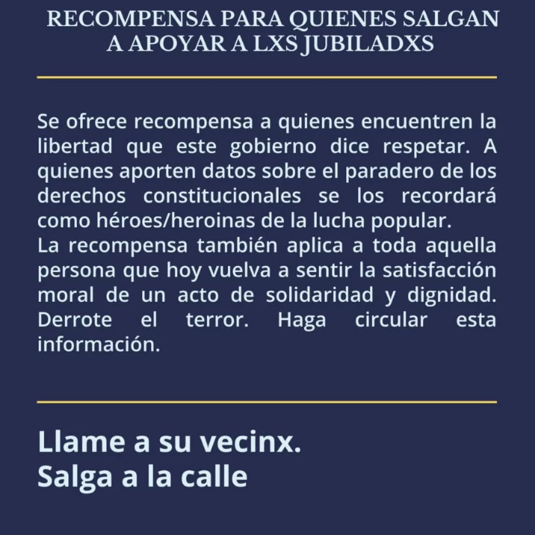 MarabuntaArg's tweet photo. 👽Primeras horas de una jornada histórica. Siempre contamos con la reserva moral del pueblo, xq no nos han derrotado!🍀 La solidaridad como bandera y al grito de "no te des por vencidx, ni aún vencidx"! C/el ejemplo de jubilades de nuestro país! Salimos a las calles nuevamente! https://t.co/ZEoLGAJVYC