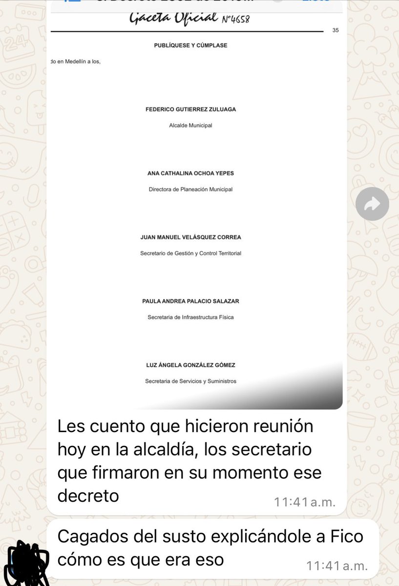 QuinteroCalle's tweet photo. Acaba de haber reunión de urgencia entre Fico y los secretarios que firmaron el decreto 2502. Fico va para la cárcel. https://t.co/LuVycctdOy