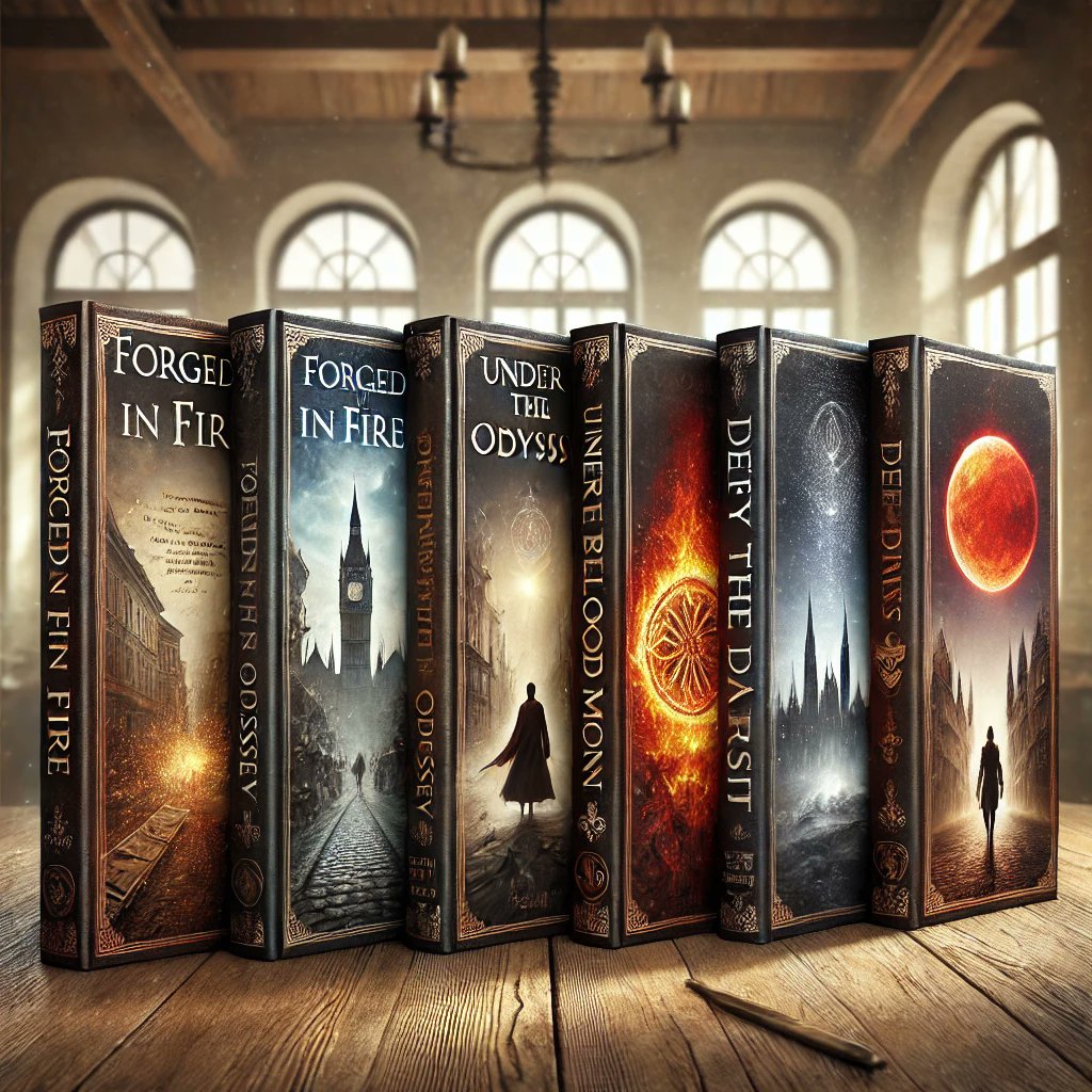 WebnetLive's tweet image. 📷 5 Epic Books – One Author. One Unforgettable Journey. 📷