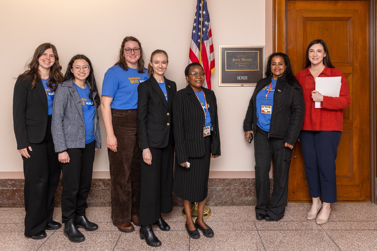 MalariaatUtah's tweet photo. So proud of Jenna Reed, Emily Mayville, Andelin Cardon and Margot Deckers from the Lamb-Evavold labs for advocating to fund malaria research on the Hill yesterday with #United to Beat Malaria https://t.co/cYcLgteN2P