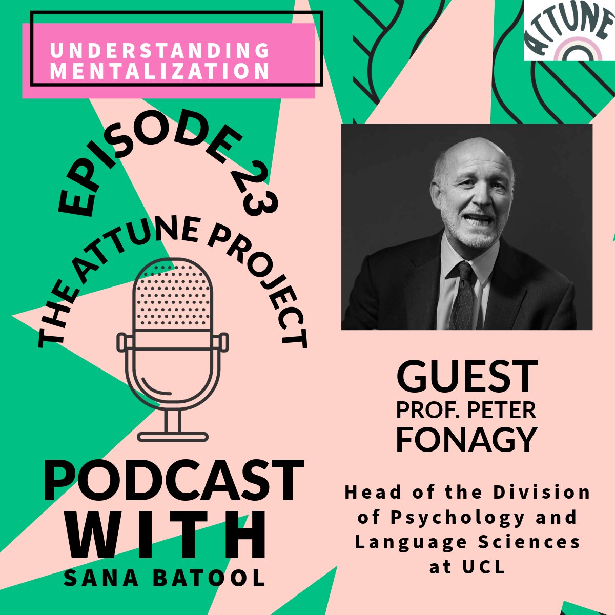 ATTUNE Research Project (@attuneproject) on Twitter photo New #AttunePodcast episode! 🎙️
Join us as Prof. Peter Fonagy from <a href="/ucl/">UCL</a> unpacks mentalization—our ability to understand thoughts & emotions—and how it shapes mental health, trauma recovery, & resilience.
👇
Full episode: open.spotify.com/episode/3RmyCP…
#Mentalization #YouthMentalHealth New #AttunePodcast episode! 🎙️
Join us as Prof. Peter Fonagy from <a href="/ucl/">UCL</a> unpacks mentalization—our ability to understand thoughts & emotions—and how it shapes mental health, trauma recovery, & resilience.
👇
Full episode: open.spotify.com/episode/3RmyCP…
#Mentalization #YouthMentalHealth