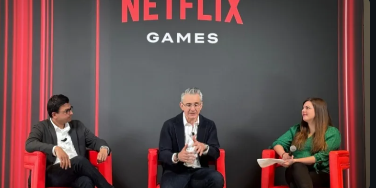 Tech_Kun's tweet photo. 🎮 Netflix is expanding into gaming! 🚀 With interactive experiences &amp; crossover titles like Squid Game Unleashed, it’s blending storytelling with gameplay. A bold step into transmedia entertainment for 700M+ users!
#NetflixGaming #GDC2025 https://t.co/XBouaNShhh