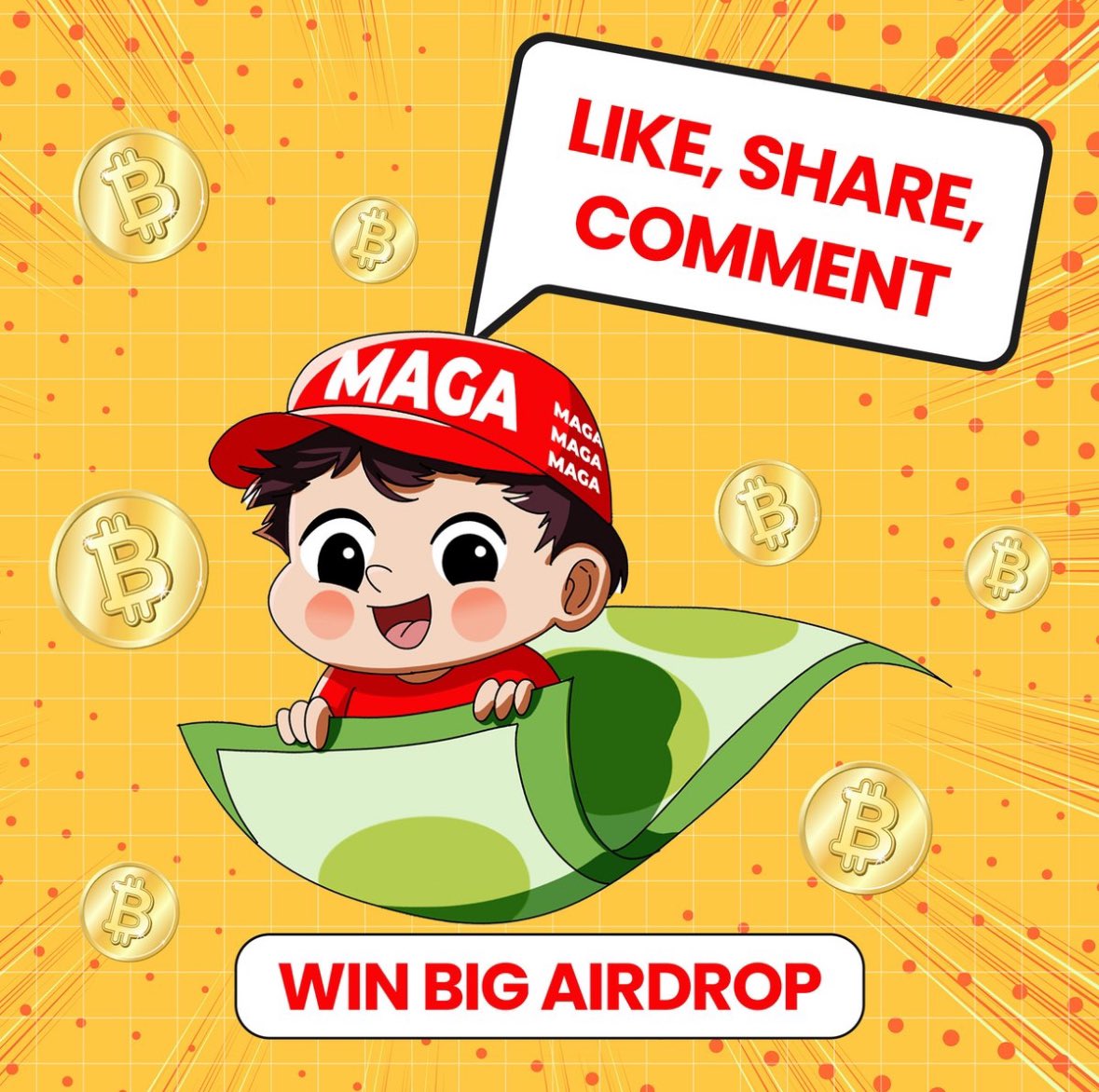 🚀 MASSIVE AIRDROP ALERT FROM MAGABABY (MBX)! 🔥🔥🔥

🎁 1,000 WINNERS – BILLIONS OF TOKENS UP FOR GRABS!

💰 First 100 participants → 10,000,000 MBX each!
💰 Participants 101 - 500 → 5,000,000 MBX each!
💰 Participants 501 - 1,000 → 3,000,000 MBX each!

📢 HOW TO PARTICIPATE?
