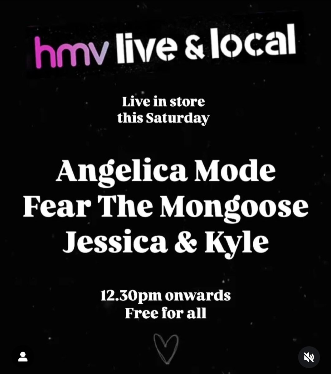 Angelica Mode (@angelica_x_mode) on Twitter photo Catch us this Saturday at <a href="/hmvArgyleSt/">hmv Glasgow Argyle</a>, Glasgow at 2pm; We'll be sharing the bill with <a href="/FeartheMongoose/">Fear The Mongoose</a>, and Jessica and Kyle
Pop down and get a sneak peek of our #new #single "Sweet", before it releases on March 27th, (#presave it at kycker.ffm.to/sweet_ 🍭)
#fyp #trending Catch us this Saturday at <a href="/hmvArgyleSt/">hmv Glasgow Argyle</a>, Glasgow at 2pm; We'll be sharing the bill with <a href="/FeartheMongoose/">Fear The Mongoose</a>, and Jessica and Kyle
Pop down and get a sneak peek of our #new #single "Sweet", before it releases on March 27th, (#presave it at kycker.ffm.to/sweet_ 🍭)
#fyp #trending