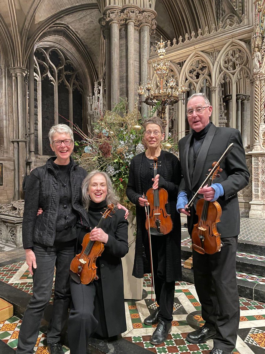 Christmas seems like such a long time ago! Here is a photo of some of our orchestra members back in December. We can't wait to show you what we have been working on at our next concert on 3rd May. Get tickets at elycathedral.org/events/shostak…