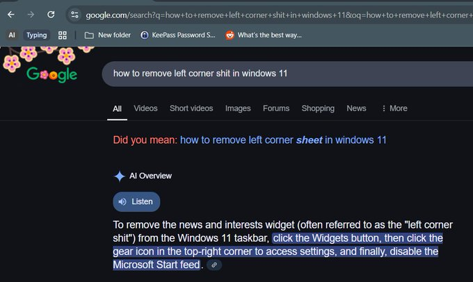 AkagamiStan's tweet photo. looks like I am not alone for calling widgets left corner shit. https://t.co/XEzPQcQFxl