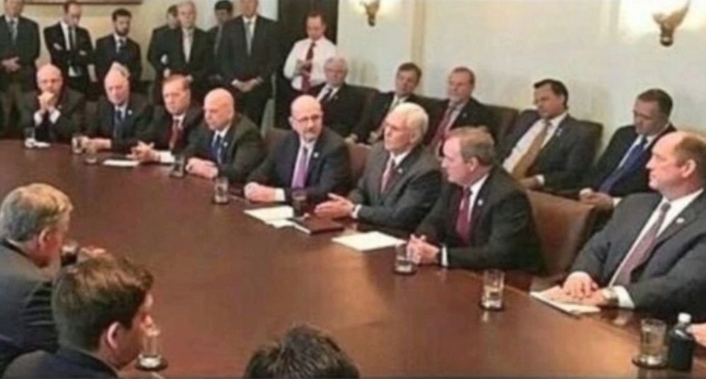 Not a single woman was at the White House meeting on women’s health!
