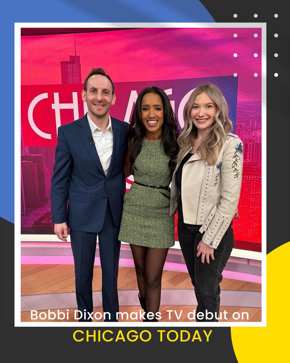Our <a href="/HorseshoeBrands/">Horseshoe Brands</a> Director and <a href="/AllCountryNews/">All Country Music News</a> Host <a href="/backstagebobbi/">backstagebobbi</a> made her television debut on <a href="/NBCChicagoToday/">Chicago Today</a> chatting about how <a href="/SamAlexRadio/">Sam Alex</a>’s  <a href="/CampBroadcast/">Camp Broadcast®</a> set her up for a successful career in media! Go Bobbi! 🌟
