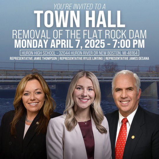 repjthompson's tweet photo. Please attend and make sure your thoughts and concerns are heard!
#flatrock #metroparks #flatrockdam https://t.co/sld8c6QqZO
