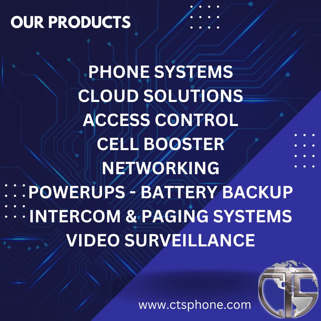 CTSPhone's tweet image. CTS has been in the St. Louis Metro area for over 50 years servicing or installing your phone systems.  We now offer a wide variety of services. Visit our website at ctsphone.com for a complete list of all that we offer.

#cloud #access #cellbooster #video