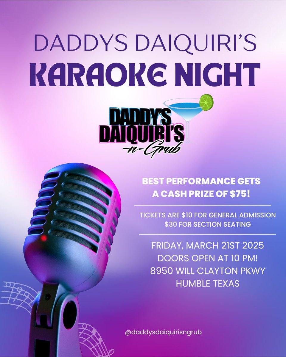 This Friday ❗️ $75 cash prize