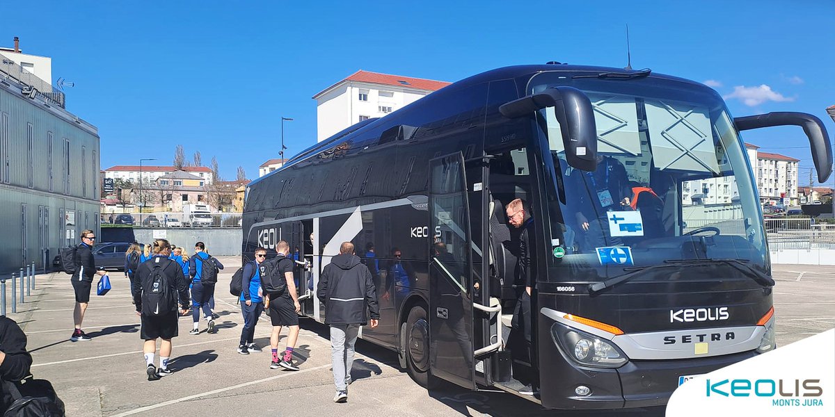 ⚽️Le Tour Elite Futsal c'est maintenant et c'est à #Besancon !

Du 19 au 23 mars <a href="/KeolisMontsJura/">Keolis Monts Jura</a>  transporte l'équipe  de Finlande féminine !

ℹ️ En savoir + sur la compétition > doubs-territoire-de-belfort.fff.fr/simple/%E2%8E%…