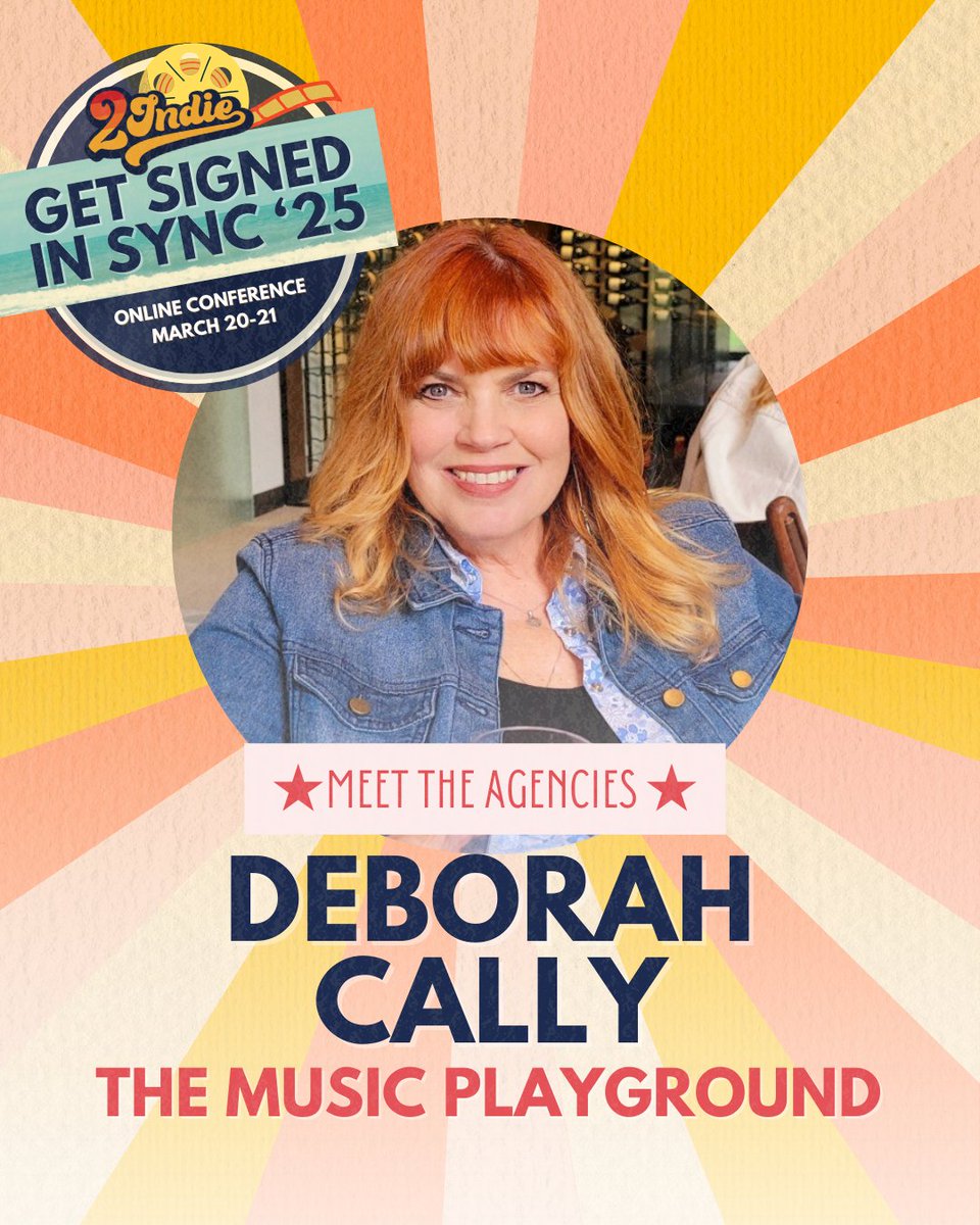 VP of Licensing Deborah Cally will be representing Team TMP at the <a href="/2indieofficial/">2Indie</a> Get Signed In Sync online conference, tomorrow!

Register for the 2-day online event here: 2indie.com/getsignedinsync

#getsignedinsync #synclicensing #musicsupervision 
#musicforadverstising