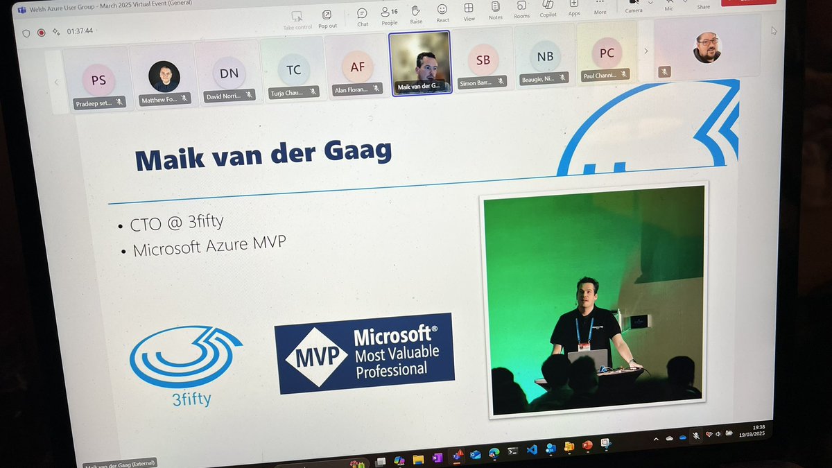 Our next speaker is Mail van der Gaag talking all about Reusable Bicep modules!!