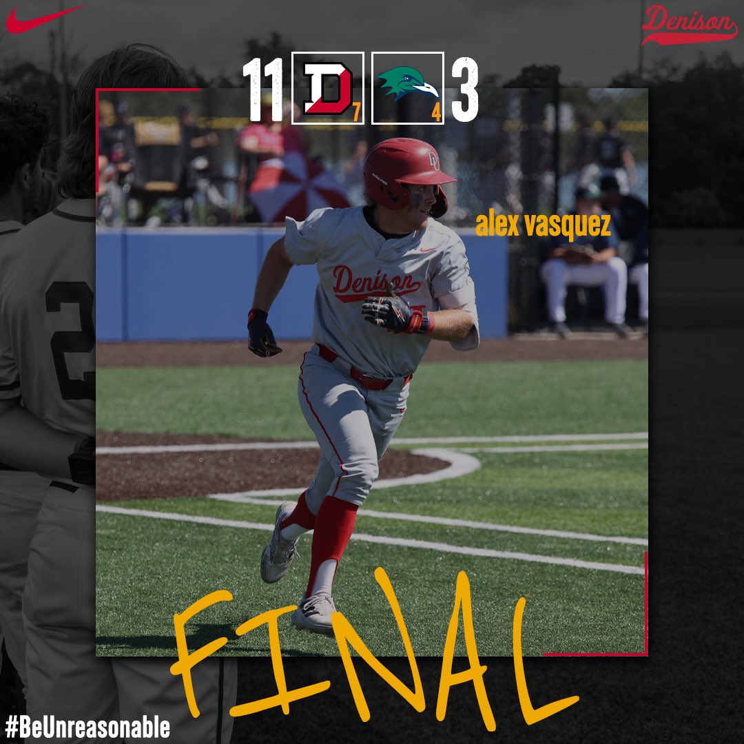 Final | #7 Denison 11 #4 Endicott 3

Back to Back Top 5 wins!!

#BeUnreasonable