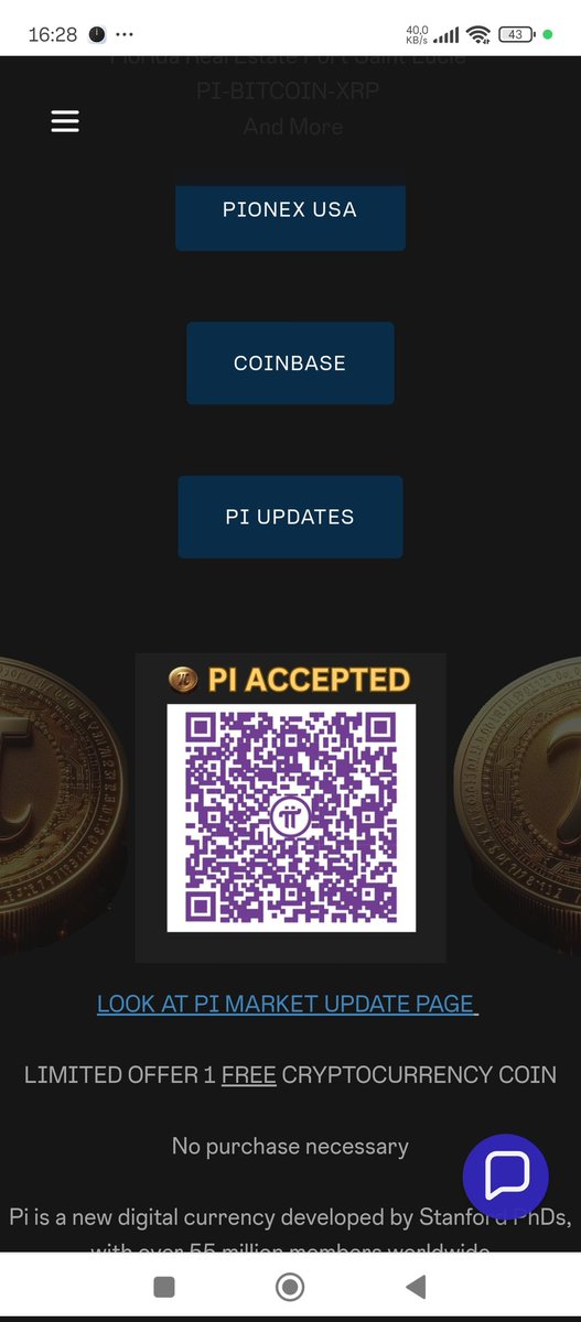 Empresa imobiliária ZITO REALTY já está aceitando pagamento com PI, mesmo com mercado em queda a crescente adoção no mundo real de empresas que já vem aceitando PI NETWORK só aumenta. A comunidade está crescendo cada vez mais, estamos no início de uma revolução, a PI já é um fato