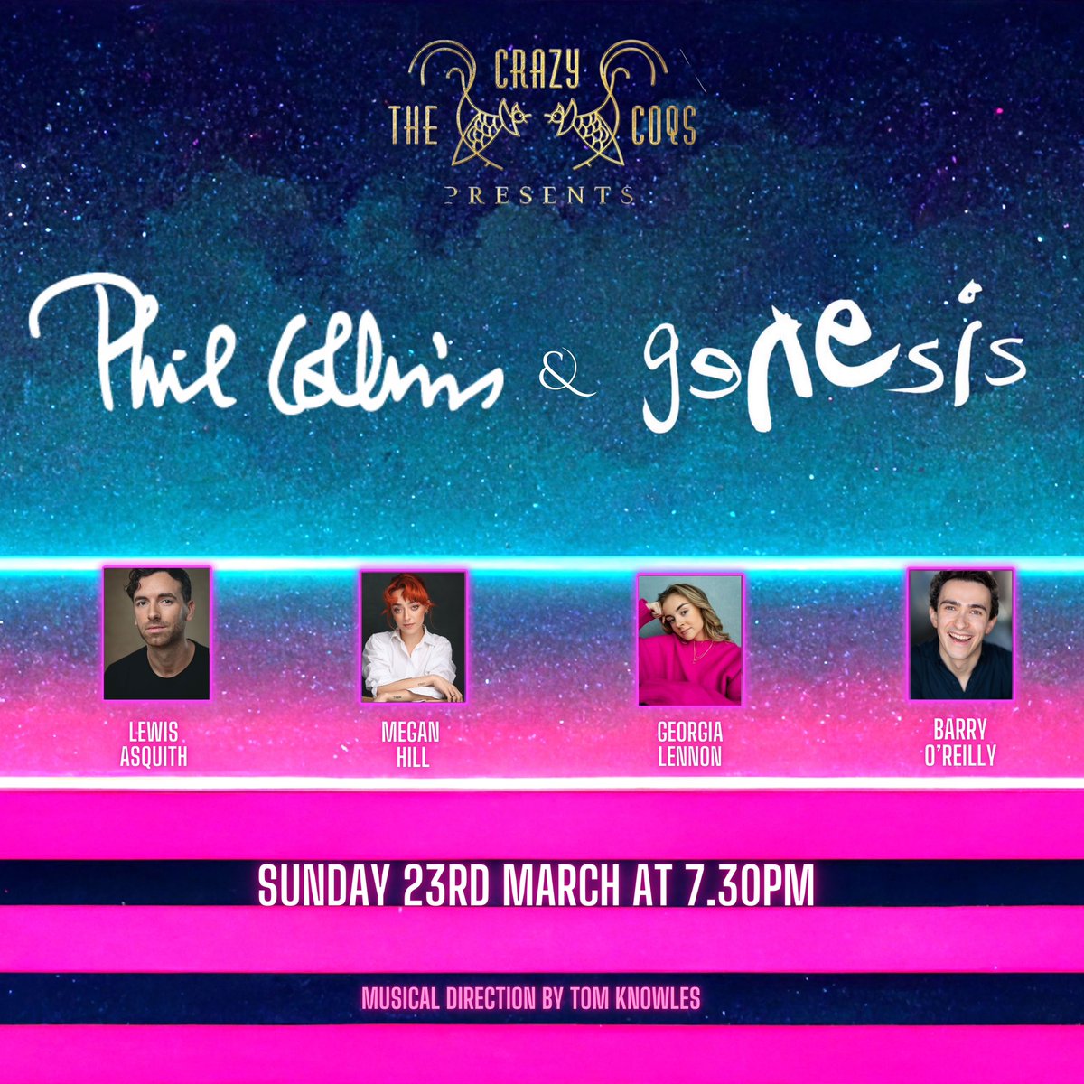 The Crazy Coqs Presents (@theccpresents) on Twitter photo Join us <a href="/CrazyCoqs/">Crazy Coqs</a> on Sunday 23rd March at 7.30pm when <a href="/TheCCPresents/">The Crazy Coqs Presents</a> Phil Collins & Genesis…A Celebration with <a href="/LewisAsquith/">Lewis Asquith</a> <a href="/Meganhillmusic/">Panda (💙,🧡)</a> <a href="/MissGeoALennon/">𝗚𝗲𝗼𝗿𝗴𝗶𝗮 𝗔𝗹𝗲𝘅𝗮𝗻𝗱𝗿𝗶𝗮 𝗟𝗲𝗻𝗻𝗼𝗻</a> & <a href="/Barry0Reilly/">Barry O'Reilly</a> brasseriezedel.com/events/the-cra… Join us <a href="/CrazyCoqs/">Crazy Coqs</a> on Sunday 23rd March at 7.30pm when <a href="/TheCCPresents/">The Crazy Coqs Presents</a> Phil Collins & Genesis…A Celebration with <a href="/LewisAsquith/">Lewis Asquith</a> <a href="/Meganhillmusic/">Panda (💙,🧡)</a> <a href="/MissGeoALennon/">𝗚𝗲𝗼𝗿𝗴𝗶𝗮 𝗔𝗹𝗲𝘅𝗮𝗻𝗱𝗿𝗶𝗮 𝗟𝗲𝗻𝗻𝗼𝗻</a> & <a href="/Barry0Reilly/">Barry O'Reilly</a> brasseriezedel.com/events/the-cra…