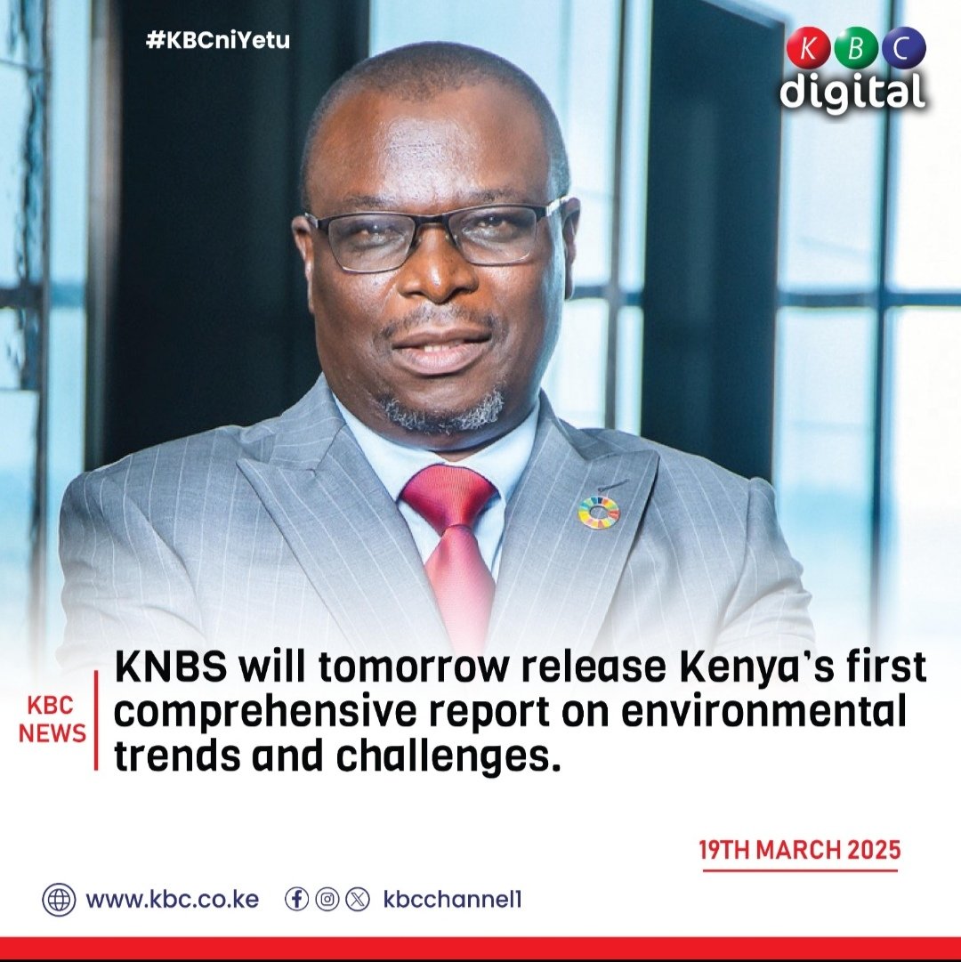KNBStats (@knbstats) on Twitter photo Tomorrow Thursday 20th March 2025, <a href="/KNBStats/">KNBStats</a> will launch the 2023 Compendium of Environmental Statistics in Nairobi from 8.00am. <a href="/COMESA_HQ/">COMESA Secretariat</a> <a href="/NemaKenya/">NEMA Kenya</a> <a href="/Environment_Ke/">Ministry of Environment, Climate Change & Forestry</a>
<a href="/KeTreasury/">The National Treasury & Economic Planning</a> <a href="/Planning_Ke/">PlanningKE</a> Tomorrow Thursday 20th March 2025, <a href="/KNBStats/">KNBStats</a> will launch the 2023 Compendium of Environmental Statistics in Nairobi from 8.00am. <a href="/COMESA_HQ/">COMESA Secretariat</a> <a href="/NemaKenya/">NEMA Kenya</a> <a href="/Environment_Ke/">Ministry of Environment, Climate Change & Forestry</a>
<a href="/KeTreasury/">The National Treasury & Economic Planning</a> <a href="/Planning_Ke/">PlanningKE</a>