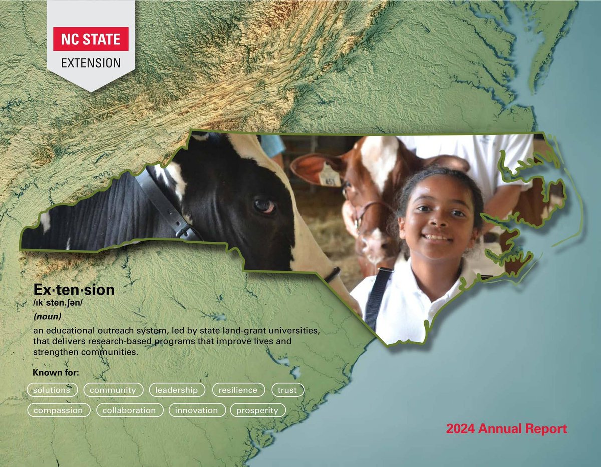 Camden Extension (@camdenextension) on Twitter photo The 2024 Annual Report for Extension is available.  Extension had a $2.1B annual economic impact on NC and a $27-$1 economic return on government investment.  Read more at:  issuu.com/tjmoore3/docs/… The 2024 Annual Report for Extension is available.  Extension had a $2.1B annual economic impact on NC and a $27-$1 economic return on government investment.  Read more at:  issuu.com/tjmoore3/docs/…