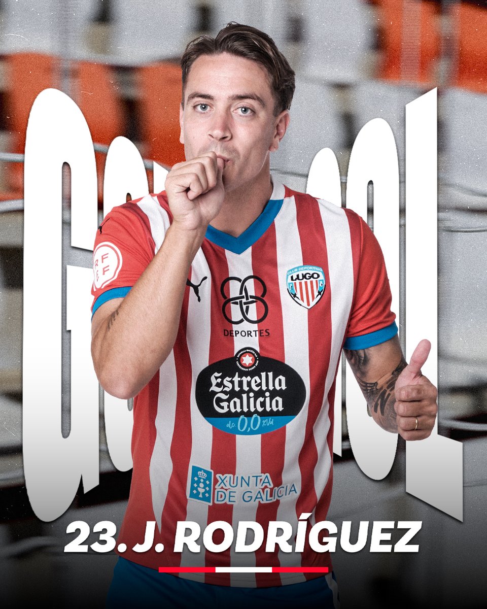 ⚽️ 86’ | 1-2 | GOOOOOOOOOOOOOOL, GOOOOOOOOOOL, GOOOOOOOL do #CDLugo!

🔥 Marca <a href="/JuanRodrigueez5/">Juan Rodríguez</a>!

#CeltaFortunaLugo
#ForzaLugo