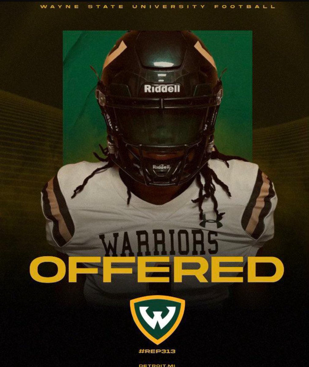 Mason wood (@_masonwood) on Twitter photo After a great conversation with <a href="/CoachASaleh/">Ahmed Saleh</a> I’m super grateful and excited to say I’ve been offered by Wayne state!! <a href="/WSUWarriorFB/">Wayne State Football</a>
<a href="/KjarEric/">Eric kjar</a>
<a href="/CODY_GARDNER/">Cody Gardner</a>
<a href="/CCHSFOOTBALL_/">CornerCanyonFootball</a>
<a href="/AlphaRecruits15/">Will Snowden</a>
<a href="/alpha_lbu/">Jason Bowman</a>
<a href="/mjfrecruits/">MJF Football Recruiting</a> After a great conversation with <a href="/CoachASaleh/">Ahmed Saleh</a> I’m super grateful and excited to say I’ve been offered by Wayne state!! <a href="/WSUWarriorFB/">Wayne State Football</a>
<a href="/KjarEric/">Eric kjar</a>
<a href="/CODY_GARDNER/">Cody Gardner</a>
<a href="/CCHSFOOTBALL_/">CornerCanyonFootball</a>
<a href="/AlphaRecruits15/">Will Snowden</a>
<a href="/alpha_lbu/">Jason Bowman</a>
<a href="/mjfrecruits/">MJF Football Recruiting</a>