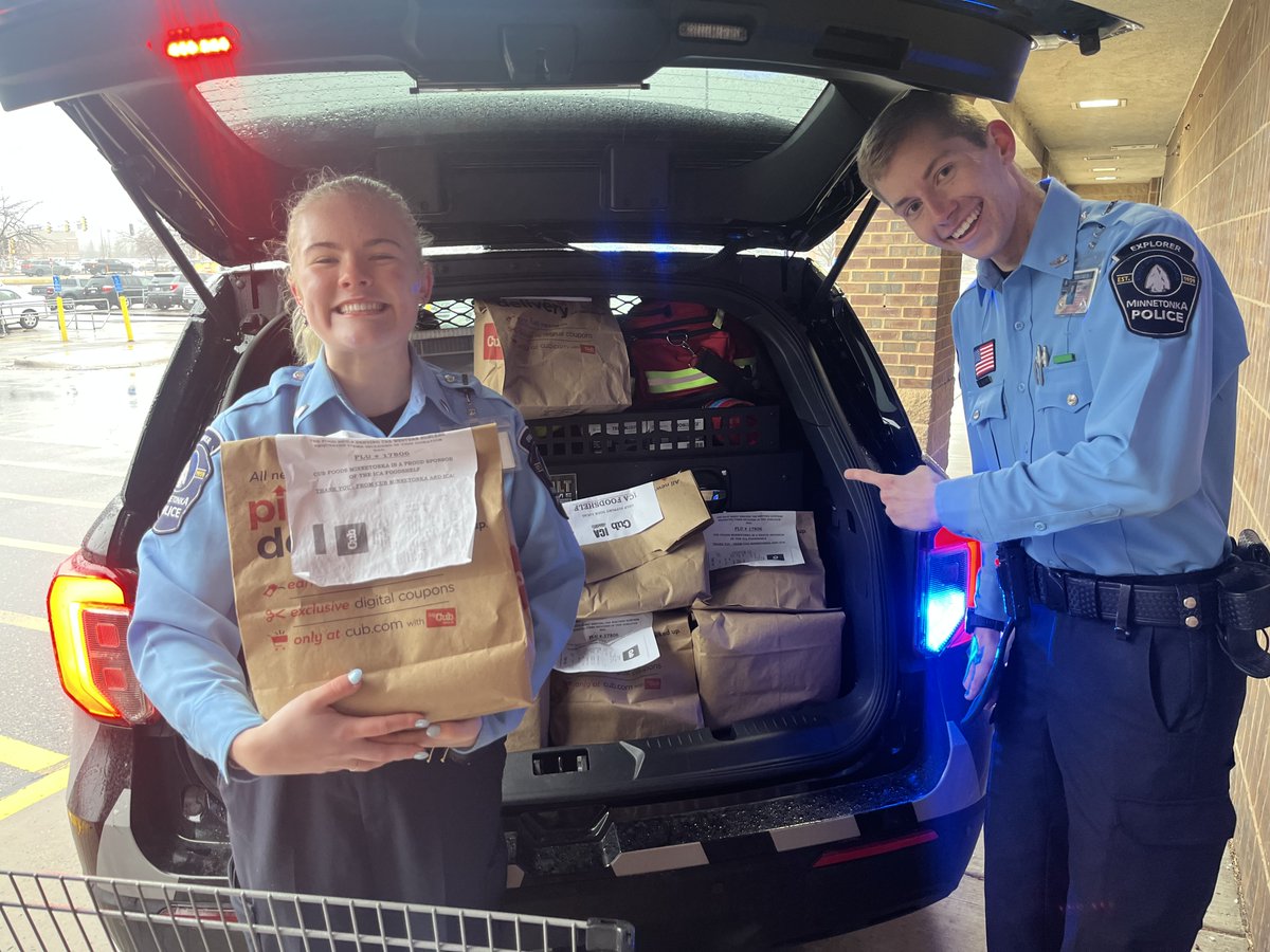 Thanks to everyone who donated and helped Stuff the Squad! We collected 420 pounds of food and $800 in cash donations for <a href="/ICAFoodShelf/">ICA</a>.