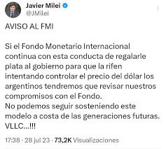 SopranoBernal's tweet photo. @JMilei argentina... un pais https://t.co/OvQ4hUtp2B