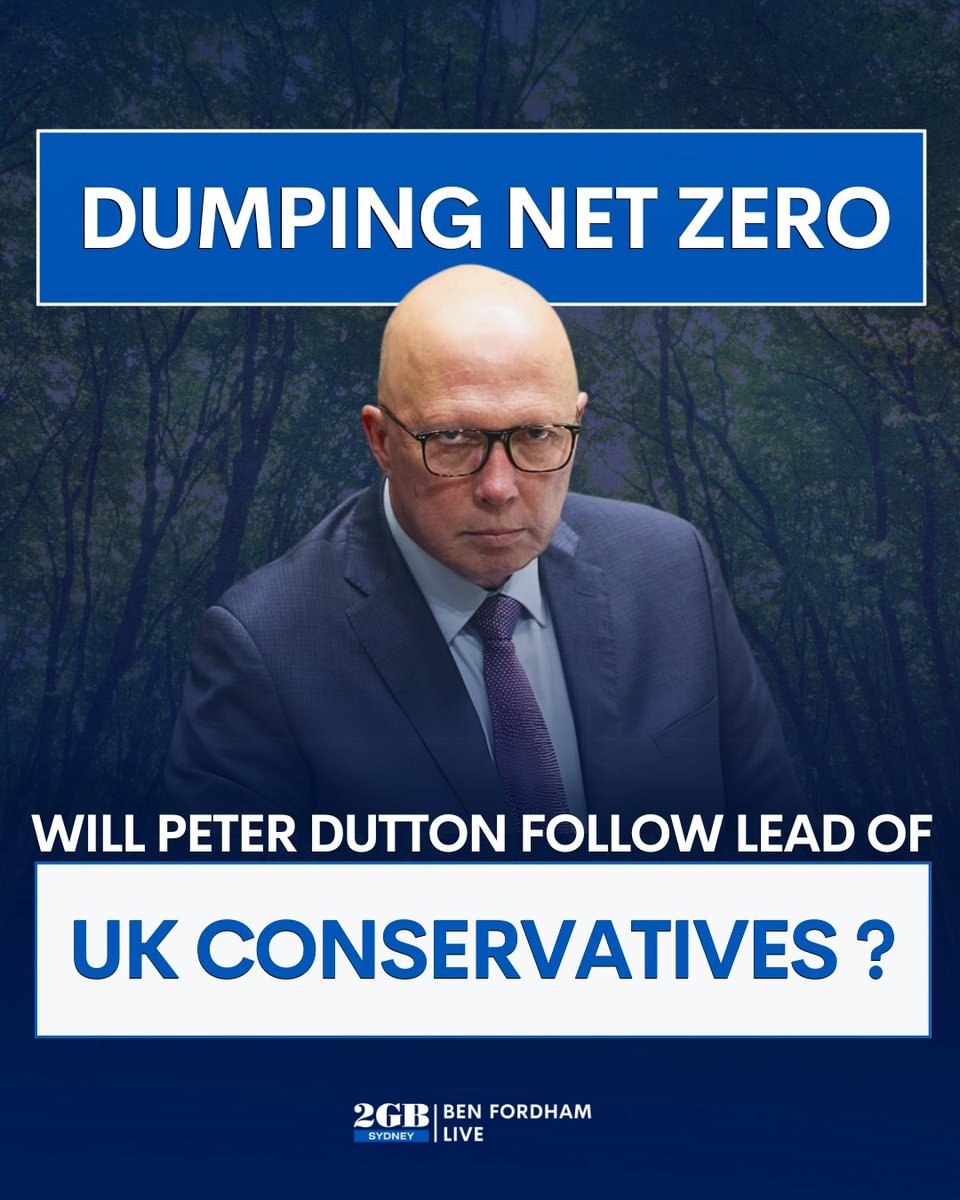 BenFordhamLive's tweet image. Peter Dutton has made a call on Net Zero.

The Opposition Leader has revealed his position on our ambitious targets.

Listen to his full conversation with Ben HERE.

🎧omny.fm/shows/ben-ford…🎧