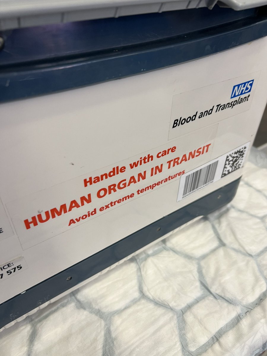 It’s my birthday. 
On call. 
In doing a transplant. 
But never forgetting what an incredible privilege it is to do this work. My deepest respect and admiration for the brave, generous donors and their families making this possible.