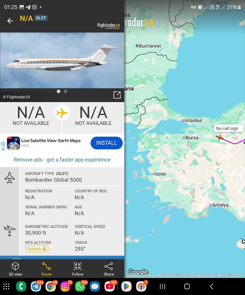 SprinterPress's tweet photo. Turkish government private jet takes off from Ankara to unknown destination https://t.co/UFgvmFLO4L