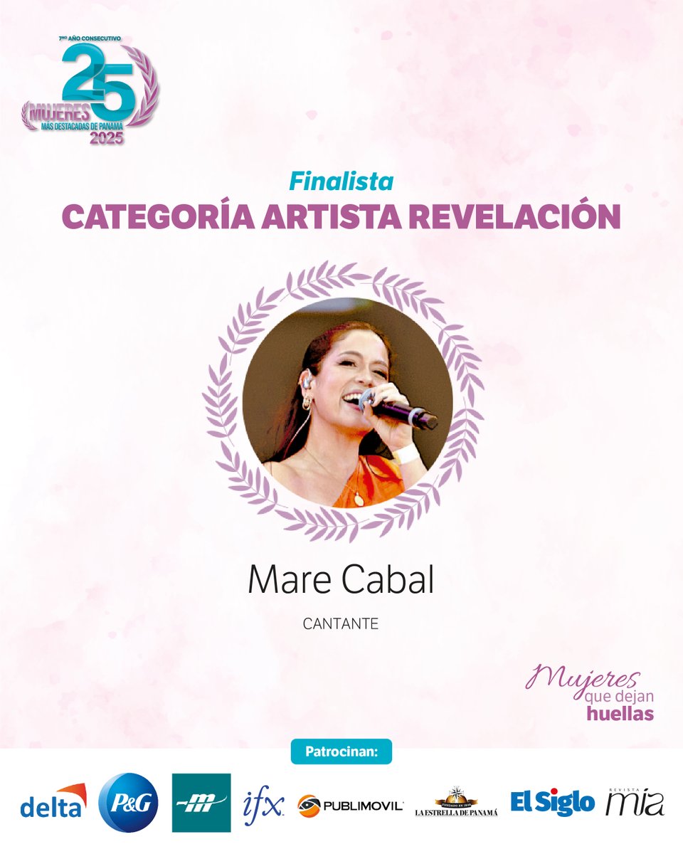 📷 ¡Conoce a las finalistas de las 25 Mujeres Más Destacadas de Panamá 2025, Categoría Artista Revelación!⁣
⁣
📷 Descubre sus historias inspiradoras en nuestra última edición. ¡Corre por tu periódico físico o revisa la versión digital!⁣
