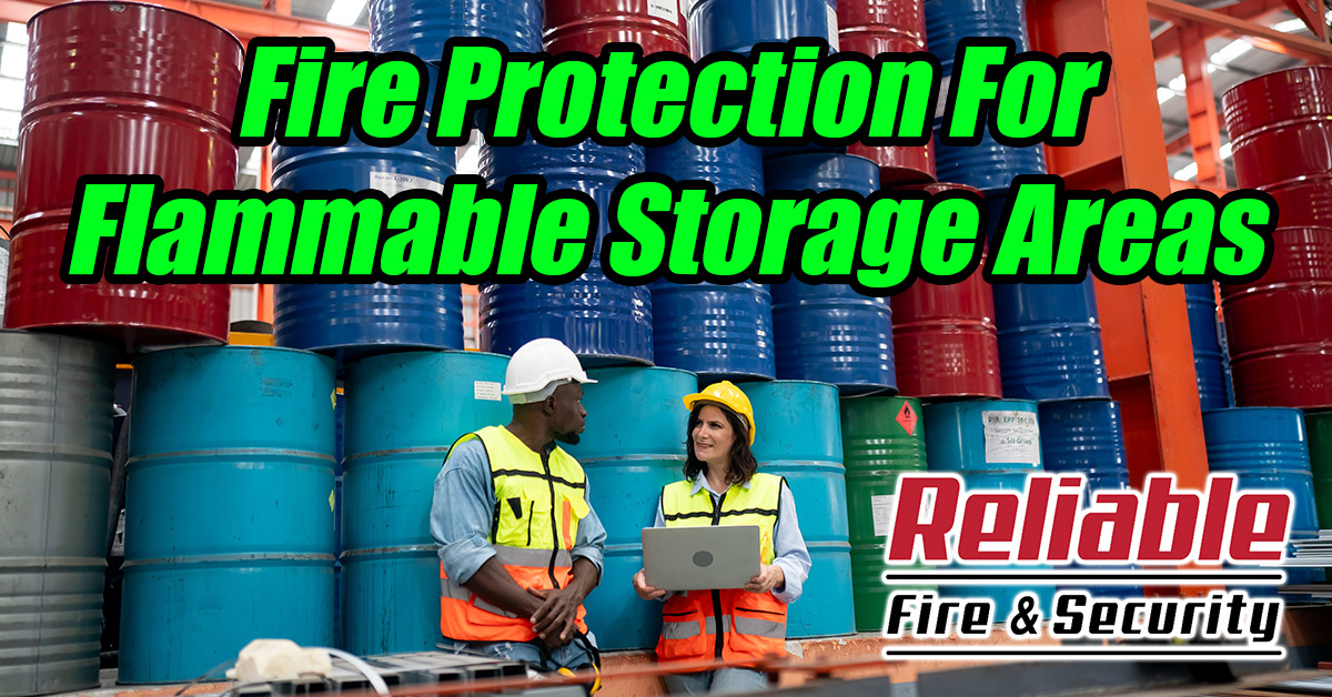 ReliableFire1's tweet image. Flammable Storage? Keep It Safe with Reliable Fire &amp;amp; Security! 
Don’t leave your assets at risk—call Reliable Fire &amp;amp; Security today to keep your business compliant and protected! #flammablestorage #firesafety #flammablestoragefireprotection #fireprotectionsolutions