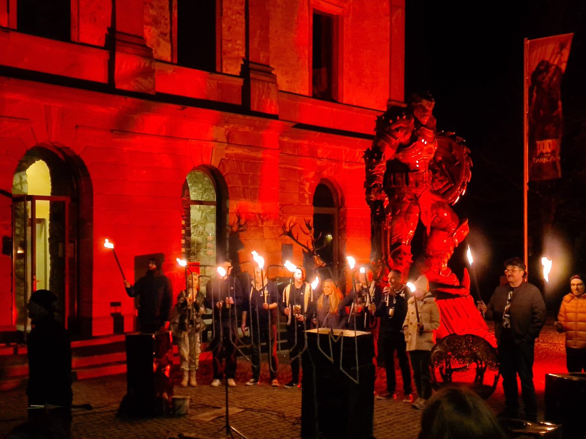War ein sehr geiles #DOOMTheDarkAges Event gestern, vielen Dank für die Einladung <a href="/bethesda_de/">Bethesda Deutschland</a>