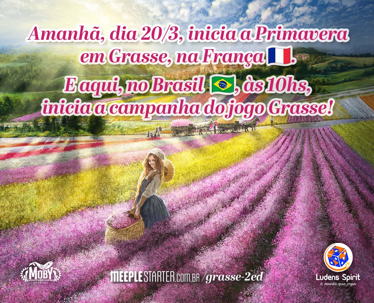 LUDENSSPIRIT's tweet photo. AMANHÃ!

Grasse está chegando em 3 versões. Corra AGORA e se inscreva na pré-campanha para garantir seu brinde ao apoiar o projeto! 😍🎲 https://t.co/NUHZUaG8Pq