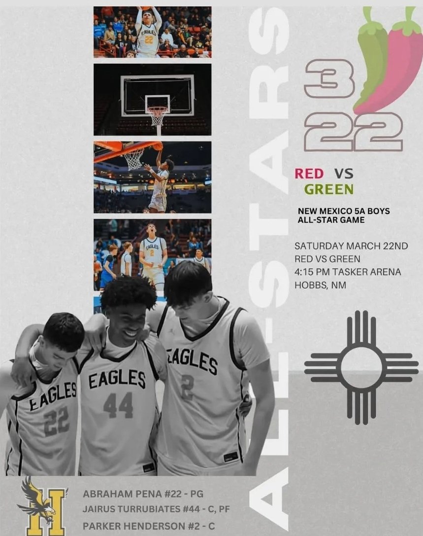 Parker Henderson (@pksome77) on Twitter photo I am grateful to be selected for the 2025 New Mexico 5A Boys All-Star Game, playing alongside my boys <a href="/ap_2_06/">abraham pena</a> and Jarius Tturrubiates at The Tasker Arena, Hobbs NM. March 22nd. I am grateful to be selected for the 2025 New Mexico 5A Boys All-Star Game, playing alongside my boys <a href="/ap_2_06/">abraham pena</a> and Jarius Tturrubiates at The Tasker Arena, Hobbs NM. March 22nd.