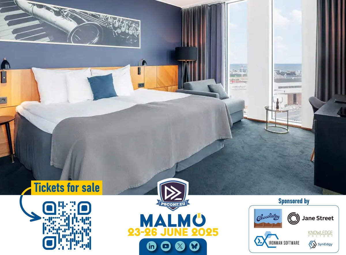 📅 Reminder: #PowerShell fans attending #PSConfEU 2025, get your tickets by March 23 to enjoy discounted rates at the event hotel! Booking link in confirmation email. 🌐 psconf.eu