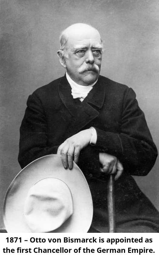 ScienceFrankOff's tweet photo. Today in history
1801 Battle of Alexandria: British victory against France
1814 Napoleonic Wars: Battle of Arcis-sur-Aube: French defeat by Austria
1871 Otto von Bismarck is appointed Chancellor
1919 The Hungarian Soviet Republic is established (1st Communist State in Europe) https://t.co/UuCaKlmr2e