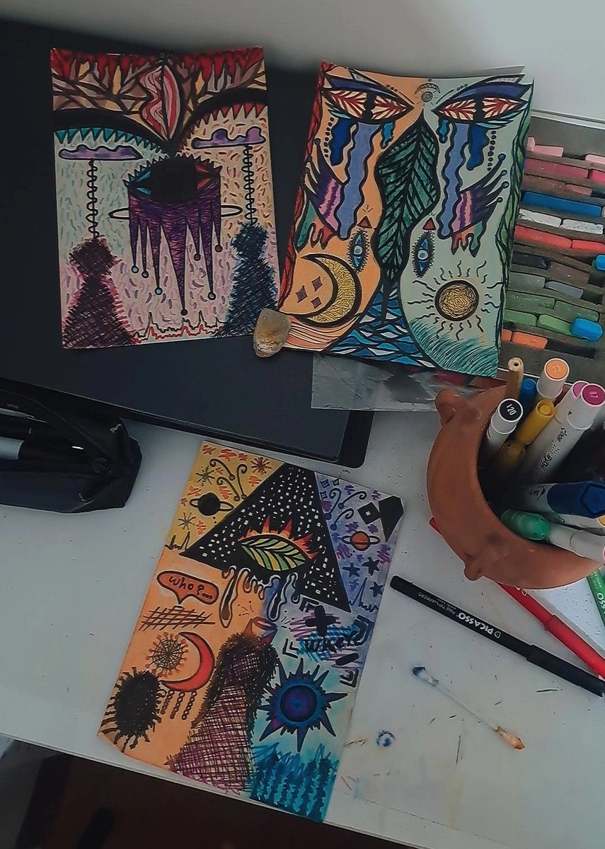 sayenfts's tweet photo. The last mission of this year ❤️

Completing uncompleted artworks✨️

#SayeNFT #Art #Marker https://t.co/kOcvQI8W1a
