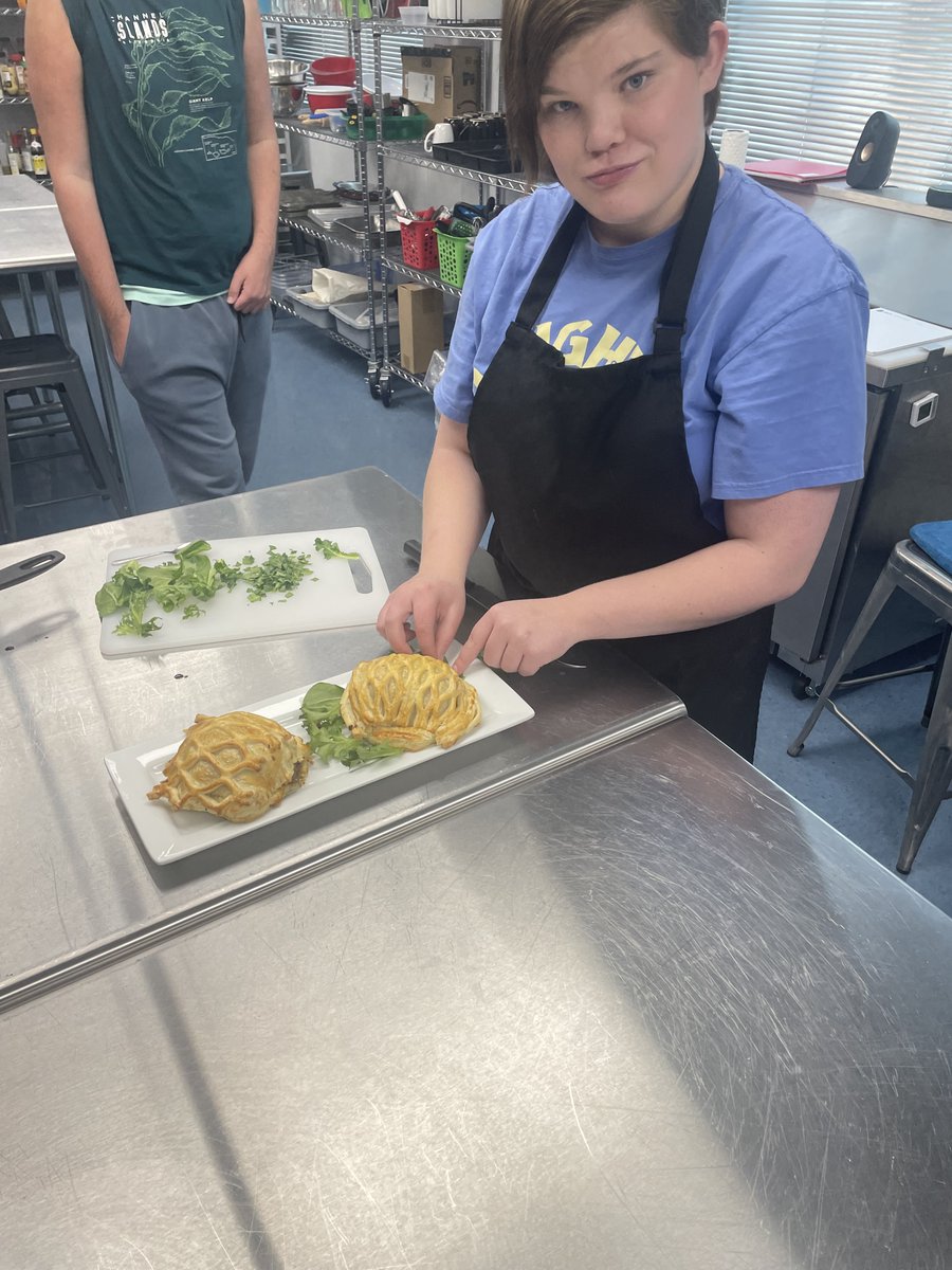 Looks delicious! Check out what our Pleasant Grove High School Culinary Class has been up to...Beef Wellington, Croque Monsieur, and Bruschetta. Bravo students 👏