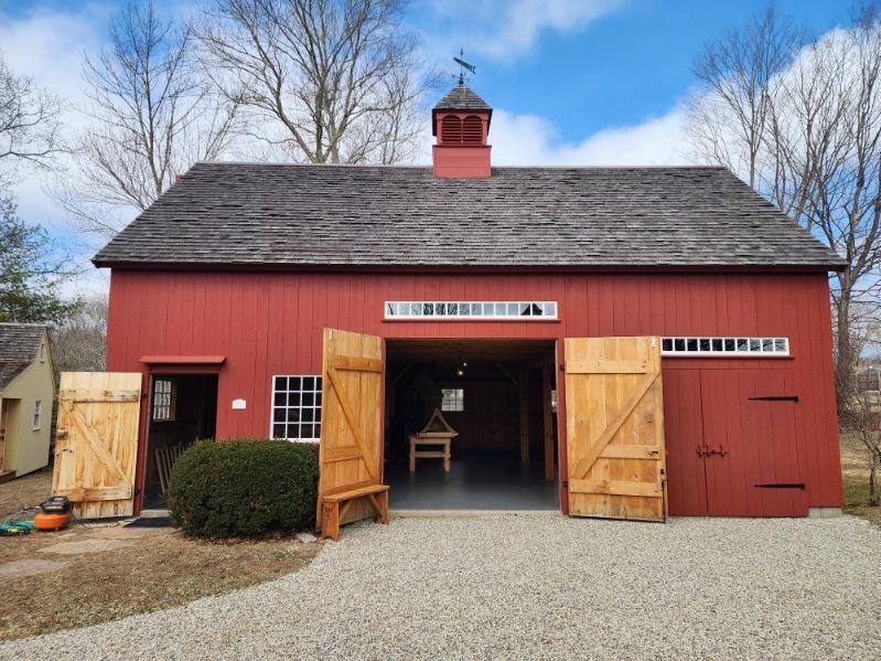 PostBeamBarns's tweet image. 🍁 What a weekend at Hebron’s Maple Fest! We loved showcasing our craftsmanship with cupola &amp;amp; window-building demos and meeting so many of you. Proud to sponsor this great tradition! 
Thanks for stopping by—see you next year! 🍁 
#CountryCarpenters #MapleFest