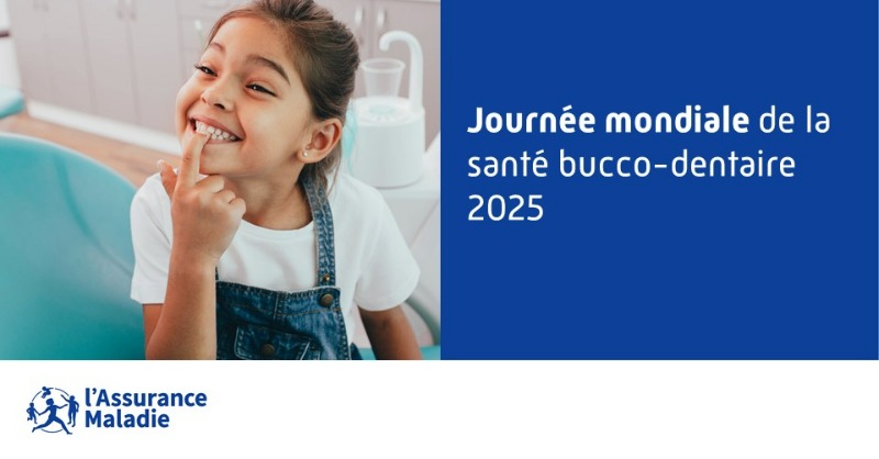 Assur_Maladie's tweet photo. #SantéPublique | En cette journée mondiale dédiée à la #santé bucco-#dentaire, focus sur l’ambition « Générations sans carie »🦷

🎯 L’objectif : améliorer durablement la santé bucco-dentaire de la population en investissant sur la #prévention des jeunes de - 25 ans.