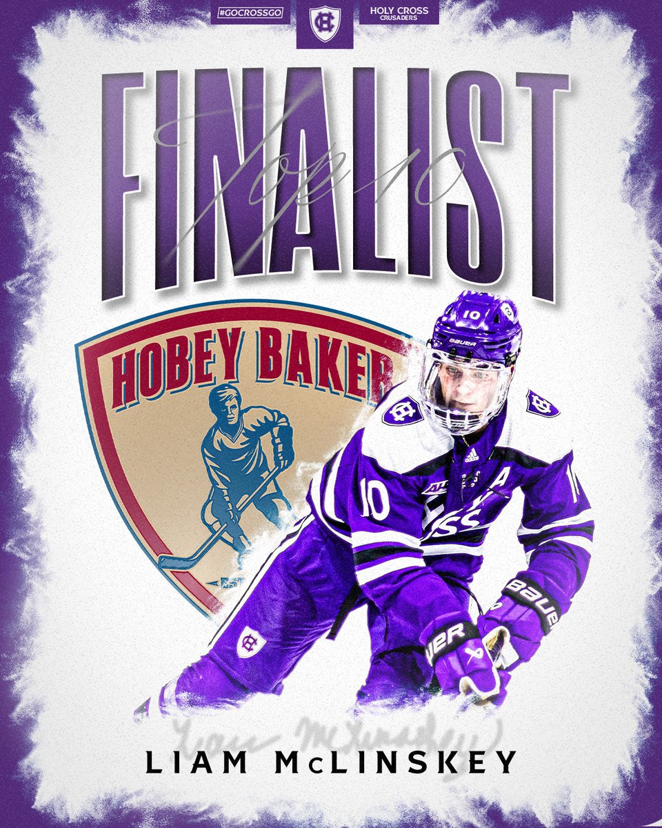 HCrossMHockey's tweet image. Top 🔟 for 🔟

@liamm1313 is a Hobey Baker finalist for the second consecutive season! 

🏆 goholycross.com/liamforhobey

#GoCrossGo