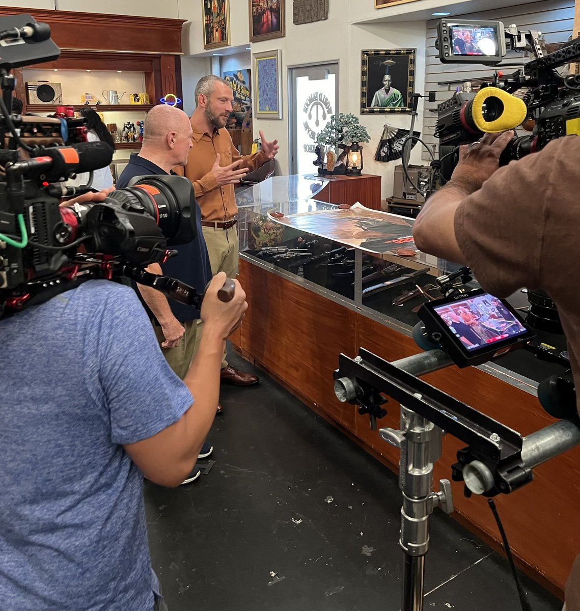 Tonight on a new #pawnstars we unearth a rare Goonies poster! As everyday treasure hunters, you know this one is catching our eye.  Find out if we make a deal tonight at 9/8c on <a href="/HISTORY/">HISTORY</a> and check gspawn.com to snag your own treasures! #goonies #movieposters #collect