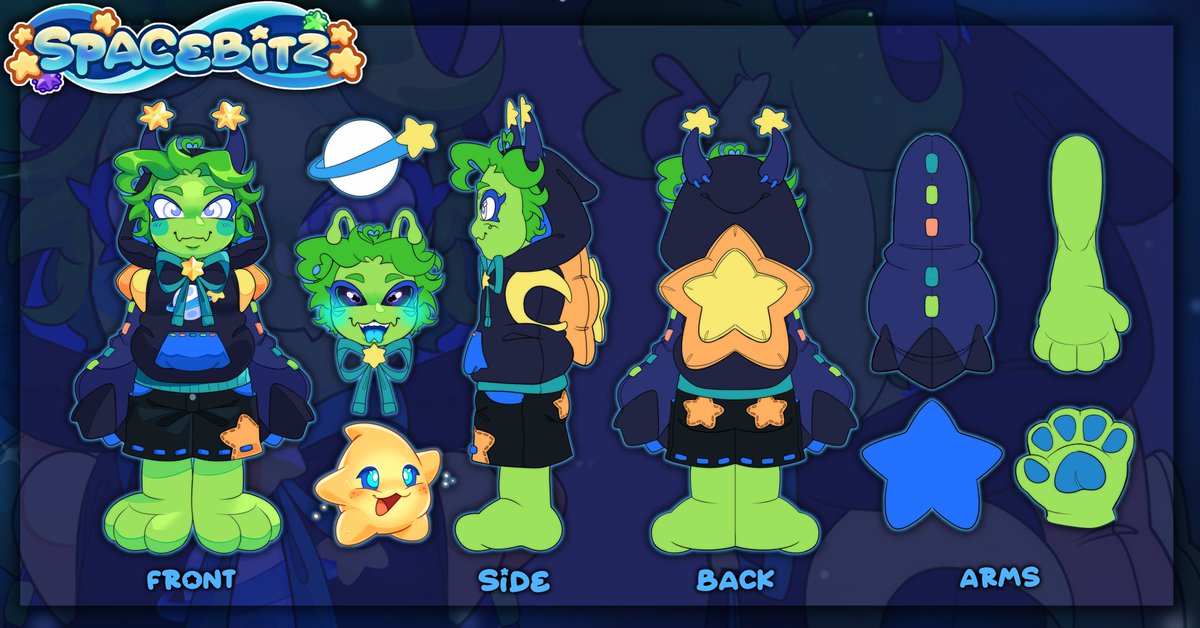 HELLO! My name is Tazy, and welcome to the Spaceship!! I'm a little lime Martian who loves to spend time with the Stellies and my chat, the Orbitz! 
(more in thread!)