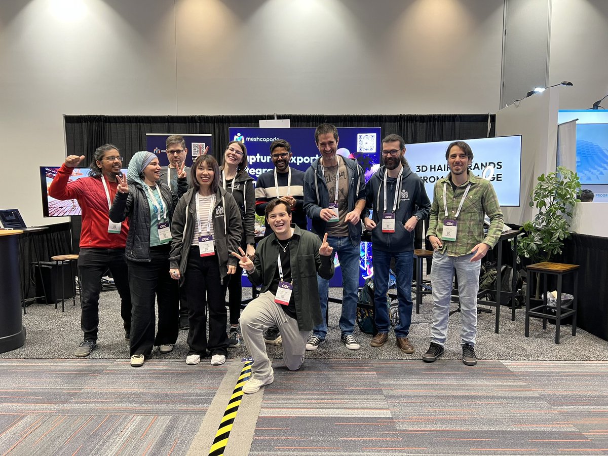 Meshcapade (@meshcapade) on Twitter photo It’s #GDC time! 🎮✨
Today marks the first day of <a href="/Official_GDC/">Game Developers Conference</a> and we’re excited to be here at booth C1821! Swing by to test our three demos and see Meshcapade in action.
Plus, don’t miss our live demo today and tomorrow at 3PM! See you there! 🔥
#GDC2025 It’s #GDC time! 🎮✨
Today marks the first day of <a href="/Official_GDC/">Game Developers Conference</a> and we’re excited to be here at booth C1821! Swing by to test our three demos and see Meshcapade in action.
Plus, don’t miss our live demo today and tomorrow at 3PM! See you there! 🔥
#GDC2025