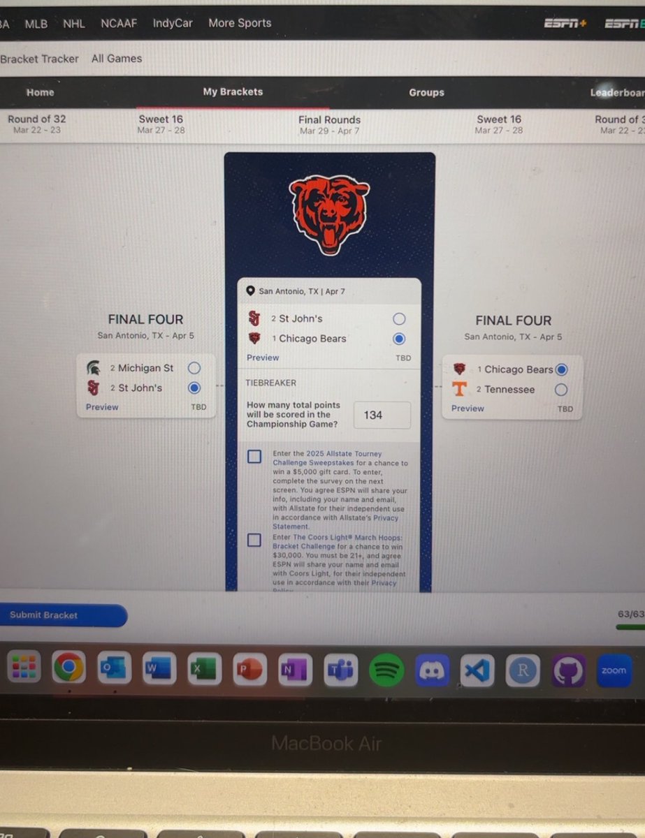 My final four 👀