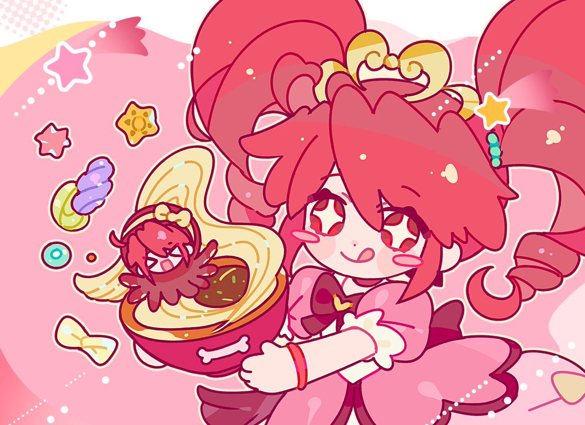 #ふたご姫
#ふしぎ星のふたご姫
#ファイン
🌸③
♬Happy birthday，Princess Fine♬
——
🥢